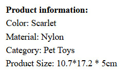 Dog Molar Nibbling Nylon Beef Flavor Toy